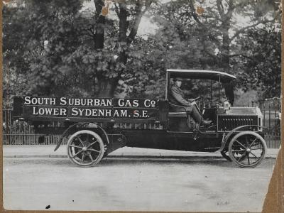 Flat Bed truck - South Suburban Gas Co